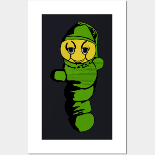 Worm Glow Film Cartoon Character Movie Daughter Posters and Art